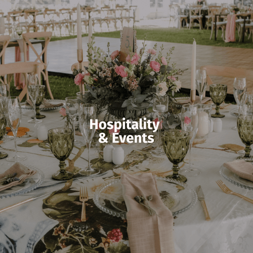 Hospitality and events