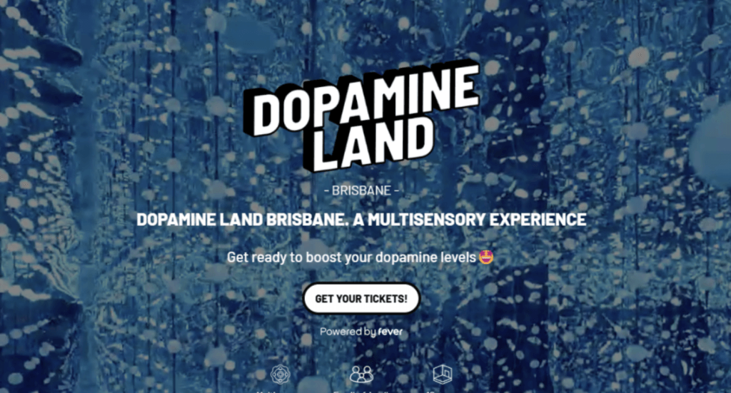 Dopamine Land Brisbane website