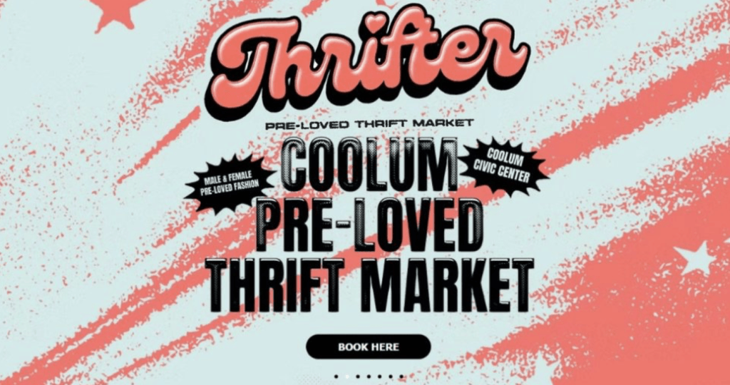 Thrifter Coolum pre-loved market banner