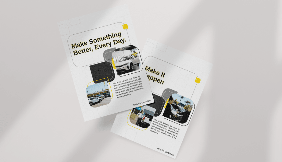 Brand strategy documents