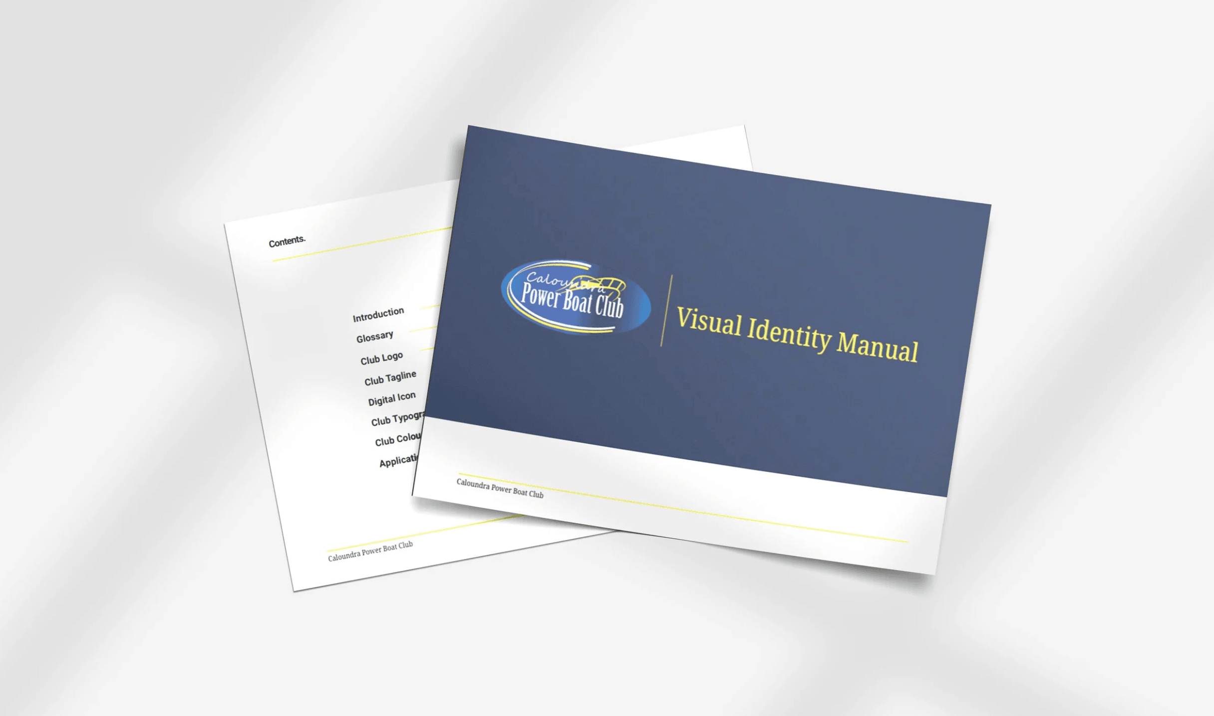 Caloundra Power Boat Club visual identity manual