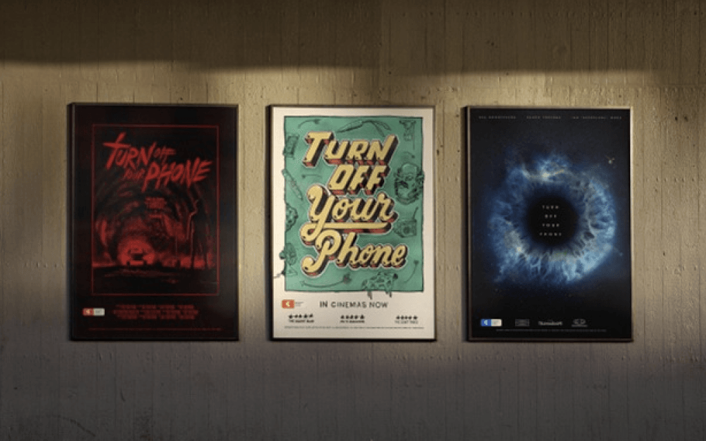 Turn Off Your Phone poster series